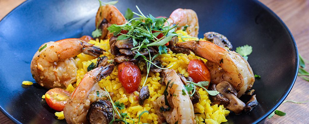 shrimp and rice
